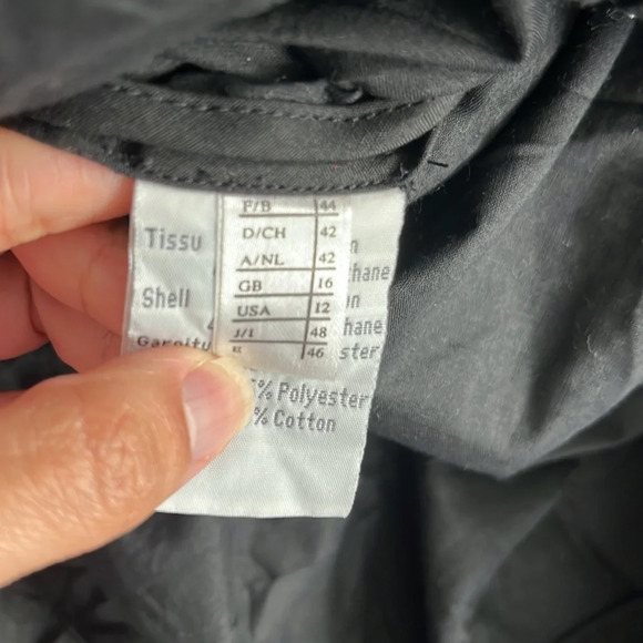 Vintage Weill Black Leather Look Trench Coat Size M - Picture 6 of 6